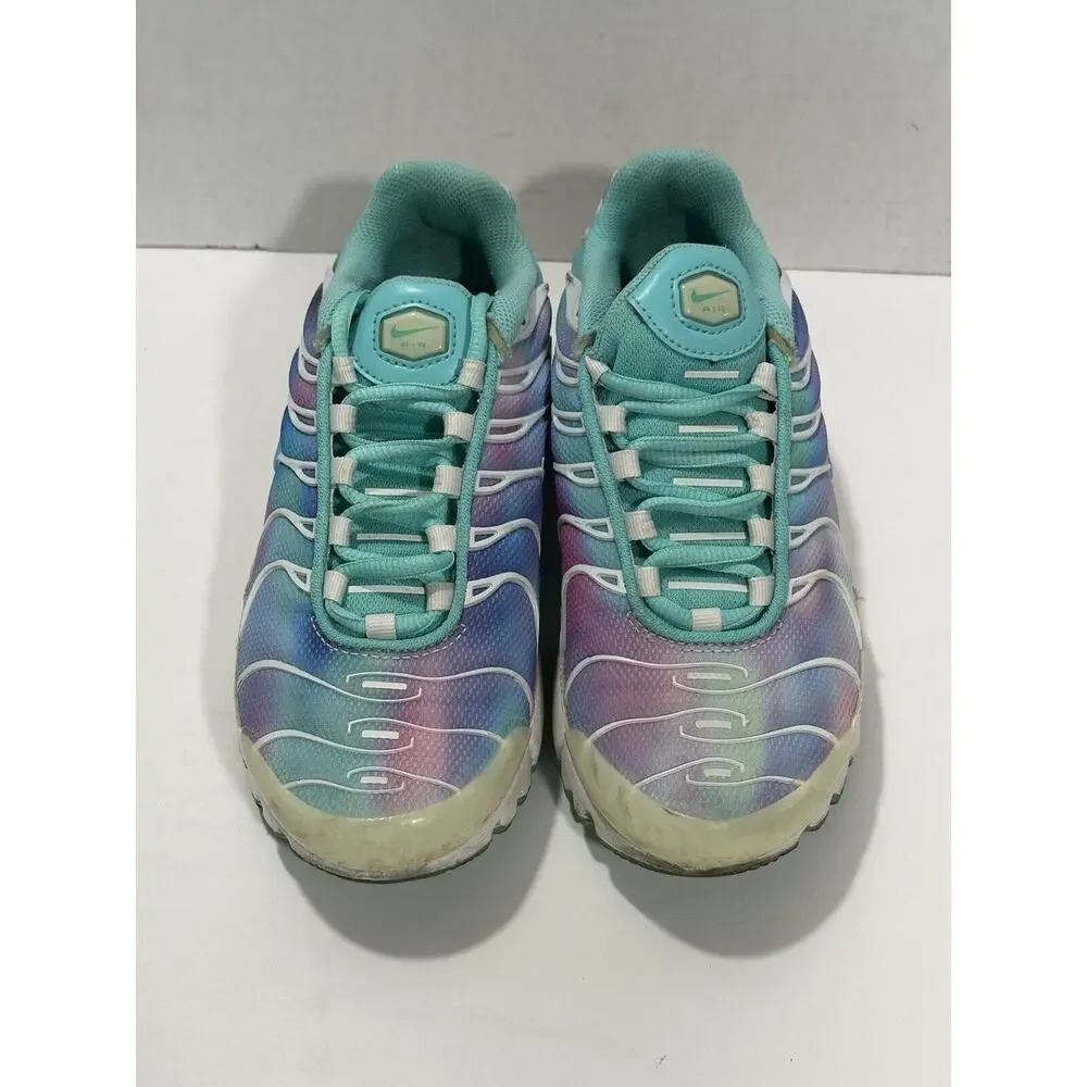 Nike Air Max Plus Blue Running Shoes Sneakers BV1239-100 Girl Youth Sz 4Y -W 5.5